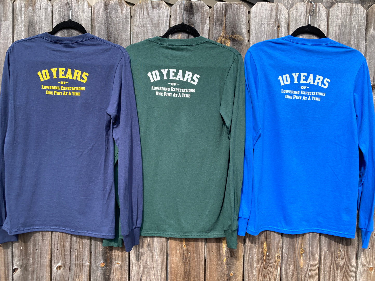10th Anniversary Long Sleeve tee