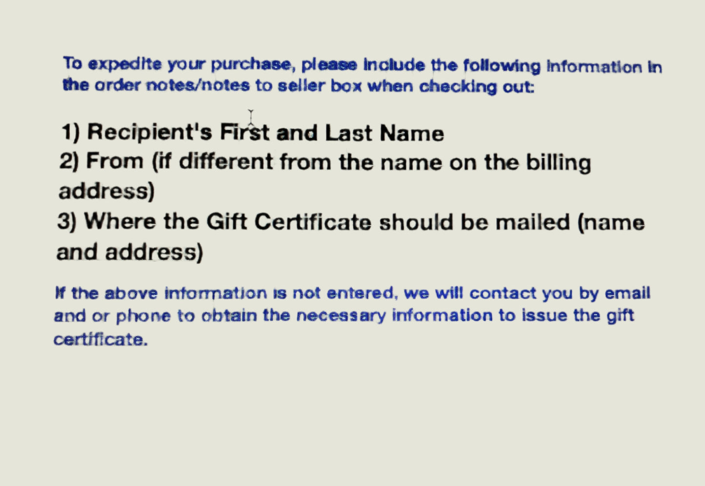 Lake Ann Brewing Company Physical Gift Certificate
