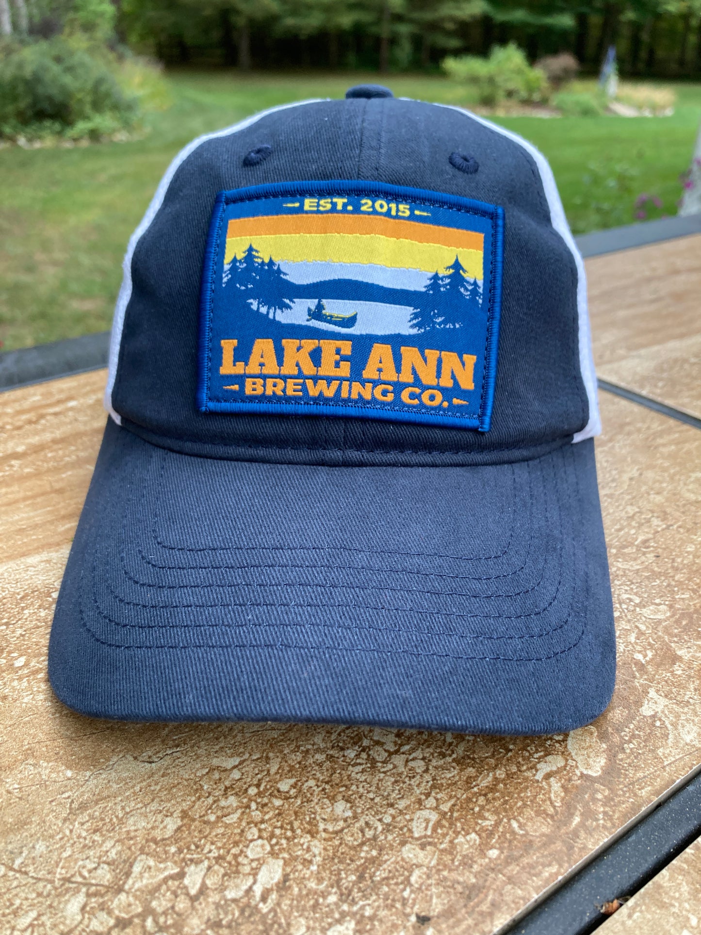 Relaxed Fit Skyline Patch Hat