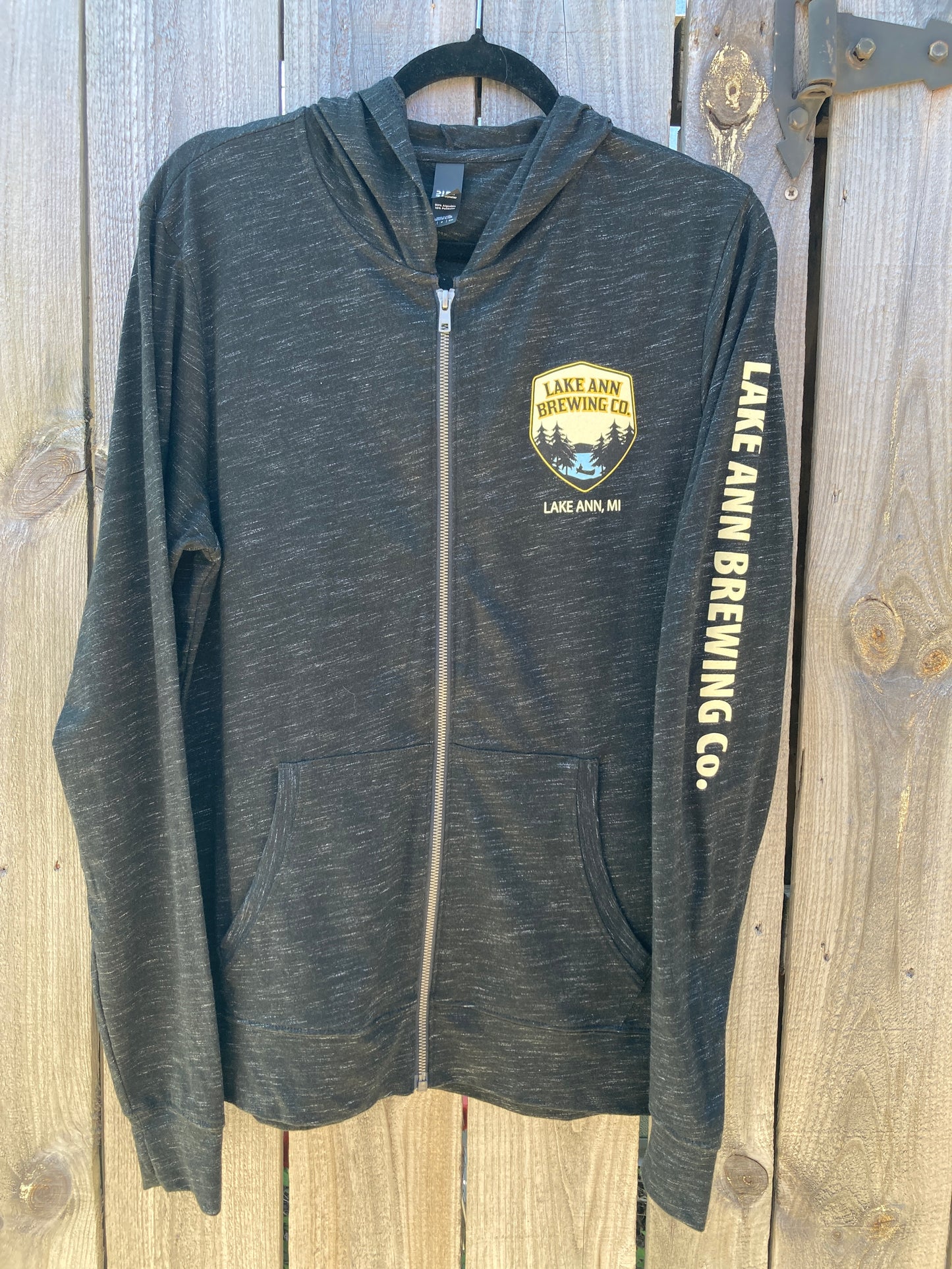 Zip Up Hoodie - Charcoal