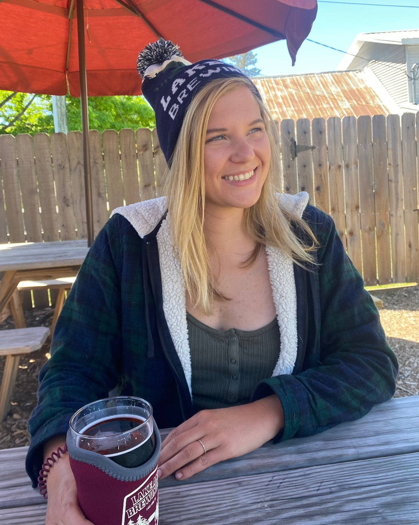Custom Knit Winter Hat Muted