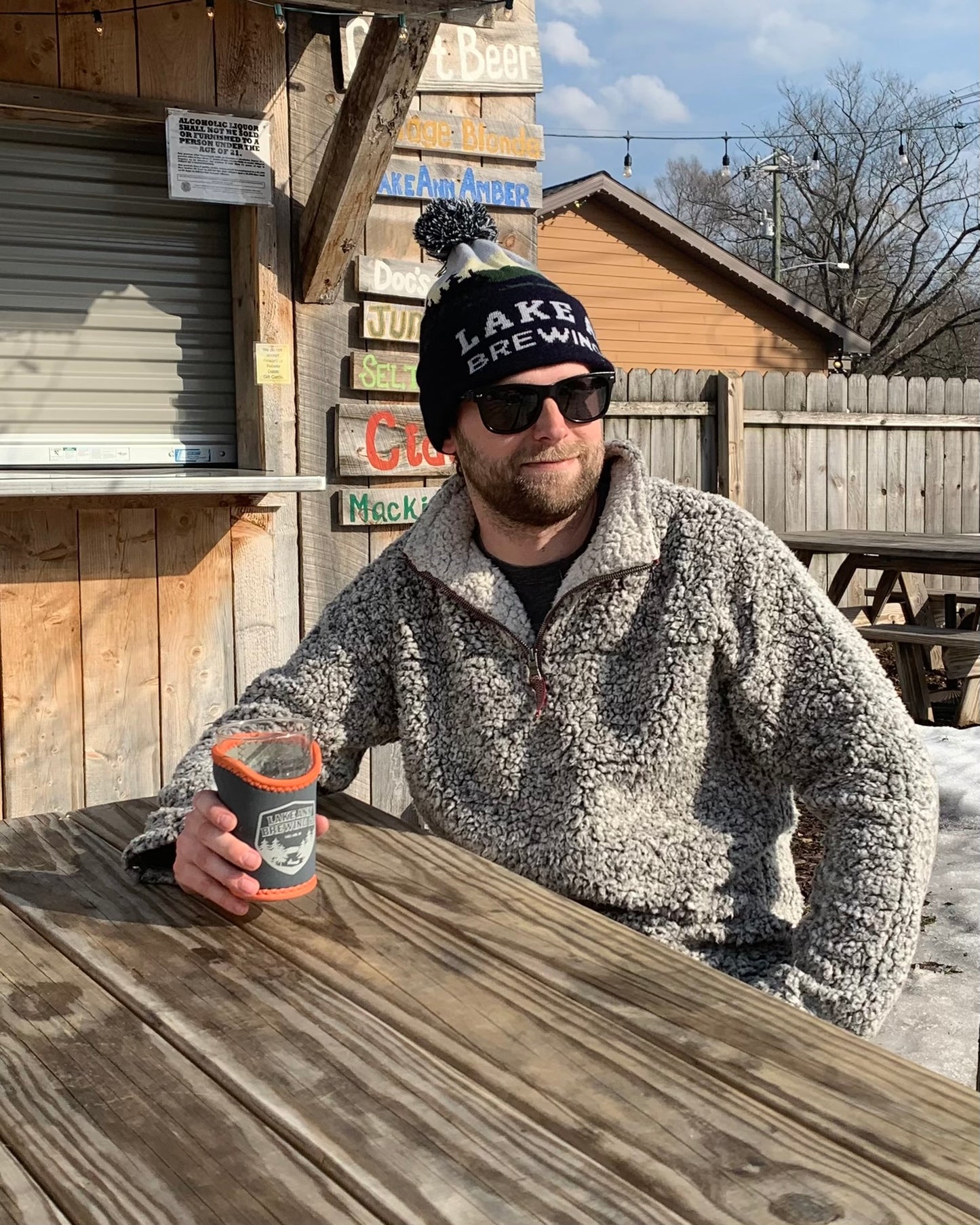 Custom Knit Winter Hat Muted