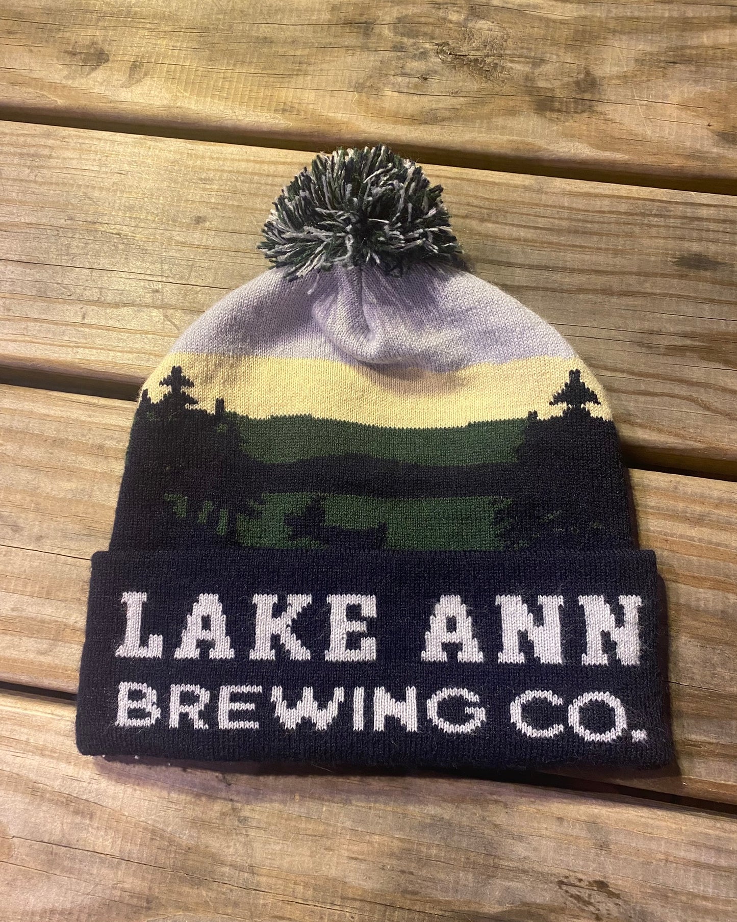 Custom Knit Winter Hat Muted