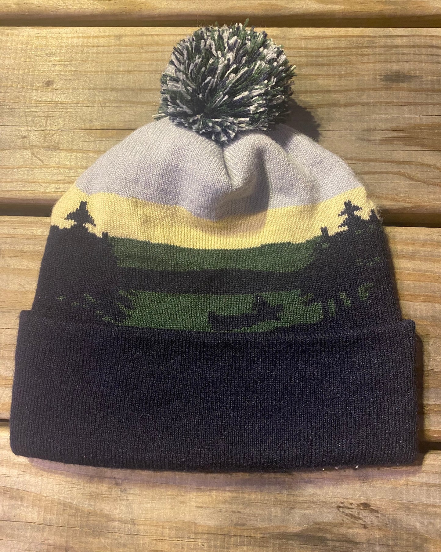 Custom Knit Winter Hat Muted
