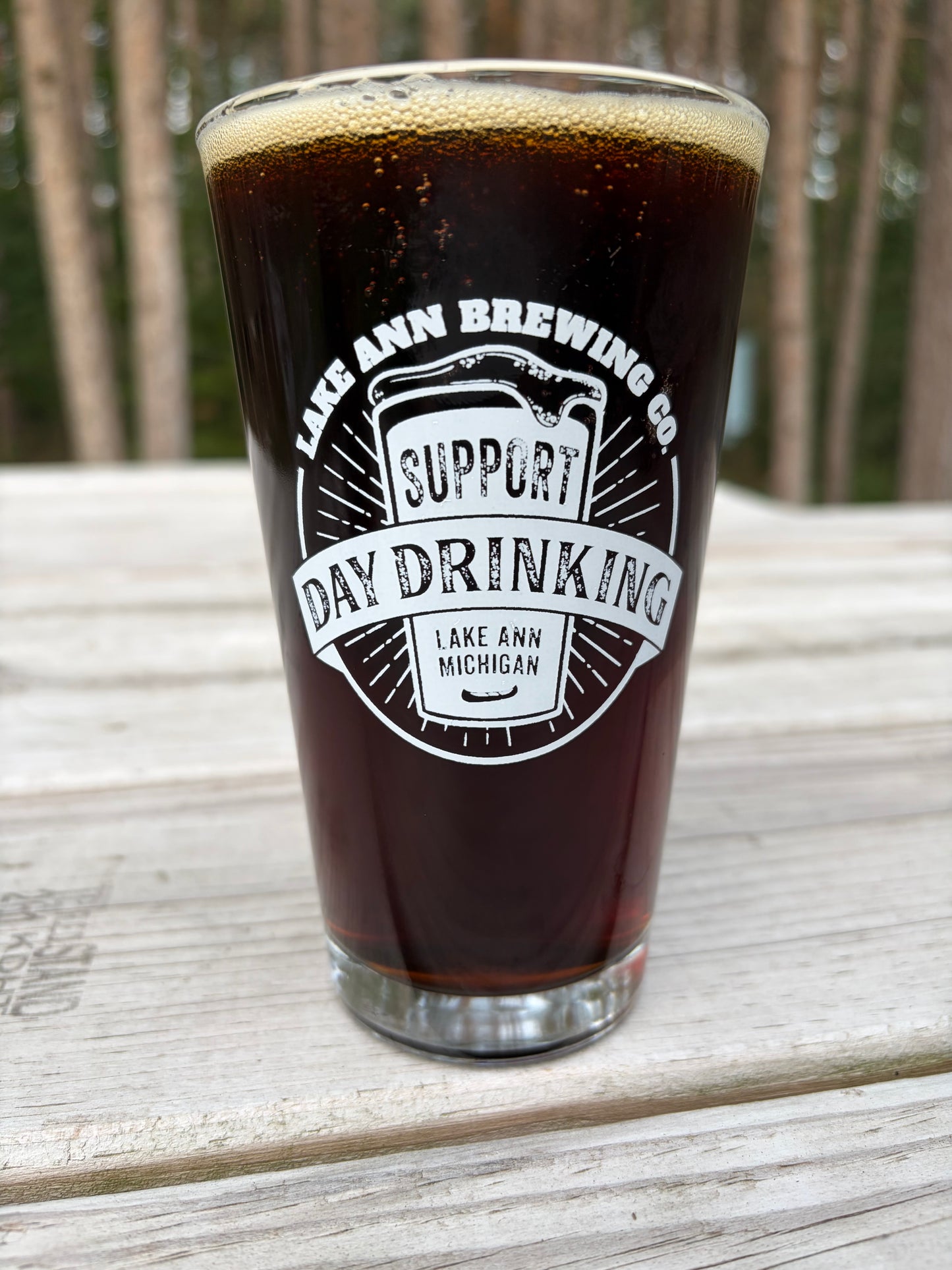 Day Drinking Pint Glass - Single