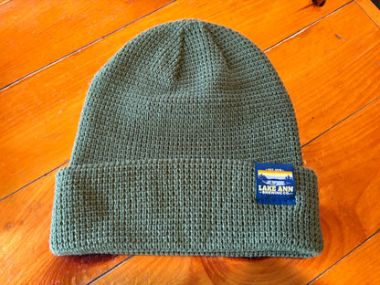 Waffle Knit Beanie - Skyline Tag