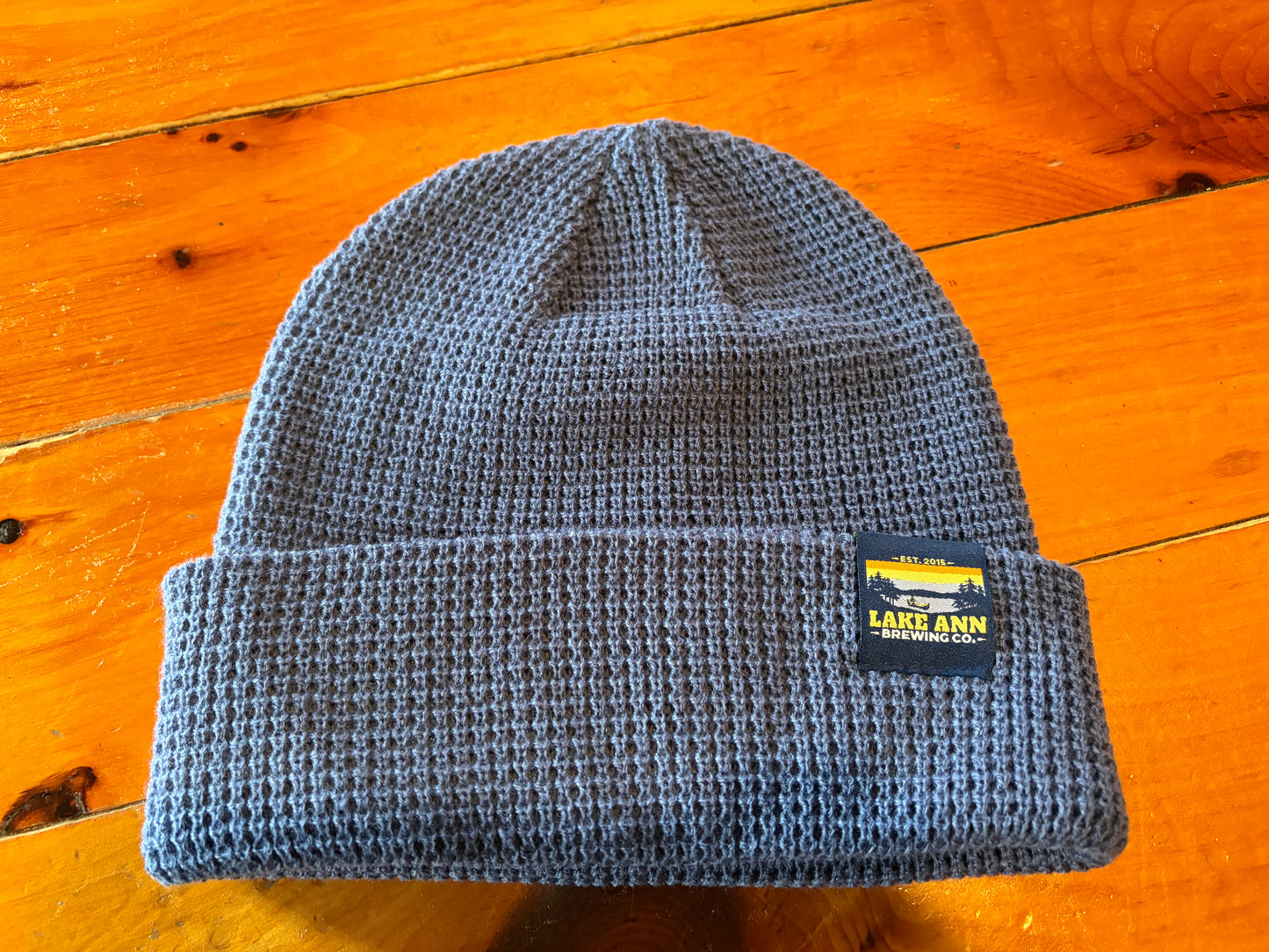 Waffle Knit Beanie - Skyline Tag