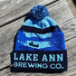 Custom Knit Winter Hat Blue Hues