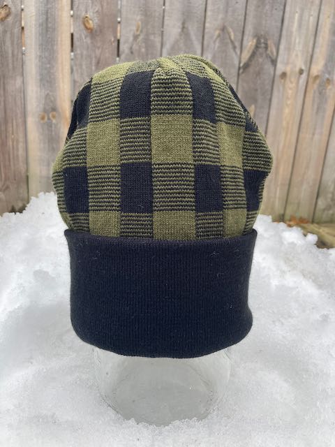 Plaid Winter Knit Hat
