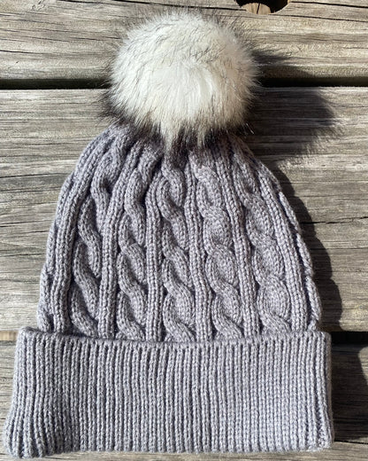 Ladies Winter Hat - Grey