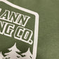 Long Sleeve Logo Tee - Military Green